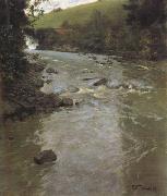 Frits Thaulow The Lysaker River in Summer (nn02) china oil painting reproduction